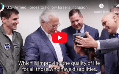 Ambassador Friedman Greets Special-Needs IDF Soldiers