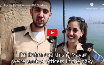 [WATCH]: What Does Passover Mean to Soldiers of the IDF?