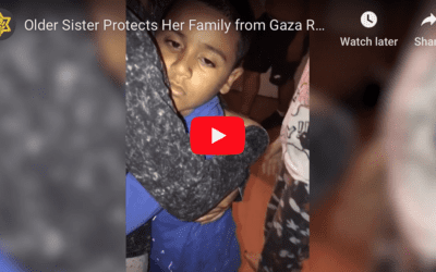 Older Sister Protects Her Family from Gaza Rockets
